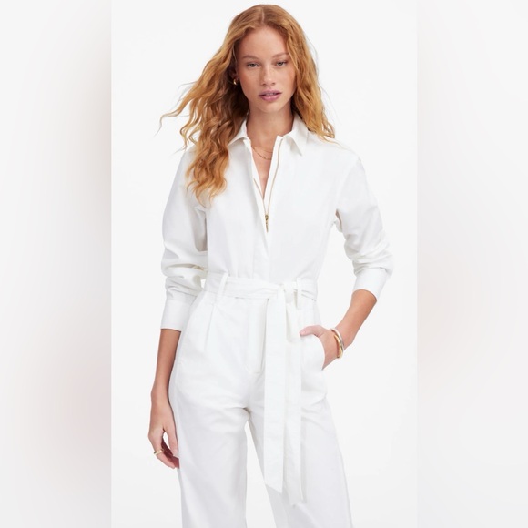 Madewell Pants - NWT Madewell Utility Coverall Straight-Leg Jumpsuit — XS